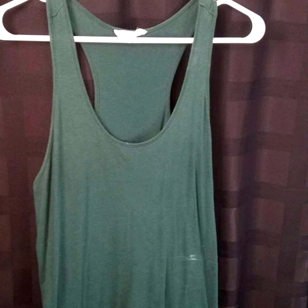 Dark green tank top